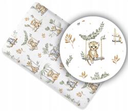 Ankras Pamut Lepedő Kiságyba 160x80 Mintás! (PRZEŚCIERADŁO BAW. 160/80 ZWIERZĘT NA HUŚ ZIE)