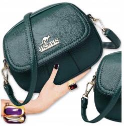 EdiBazzar Kézitáska doboz postás táska bőr válltáska kenguru borítéktáska női (Torebka skórzana na ramię mała listonoszka)