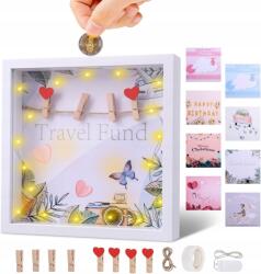  Jizzu 3D Képkeret Tárolóval, 22x22 cm, Háttér Szettel (B0CJ984SWH)