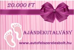  Ajándékutalvány 20.000Ft értékben - Baba-mama utalvány - hopapucs
