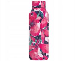 QUOKKA Solid, Rozsdamentes acél kulacs termosz Pink Bloom, 510ml, 11988 (11988)