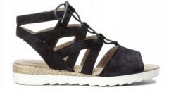 Gabor Női szandál, sötétkék bőr, fűzött, 37-es méret (62.746.46)