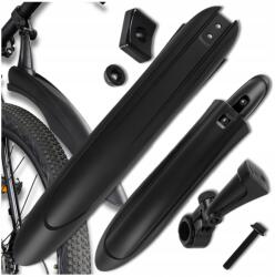 Kerékpár Sárvédő Szett Fekete Első és Hátsó 2db-os Mtb Kerékpárhoz (Błotniki Rowerowe na Przód i Tył Komplet)
