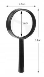 Aptel Mini nagyító 2, 5x-es nagyítással (AG581A)