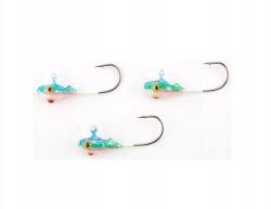  Kézzel festett mini jigfej wz3 3 db (X00211)