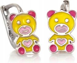 Lovrin Ezüst gyerek fülbevaló 925 maci 1, 53 g kislánynak ajándékba (Lovrin 44238)