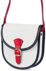 Beltimore Tommy white Beltimore Női Bőr Kis Kézitáska Postás Táska patkó (K68tommywhite)