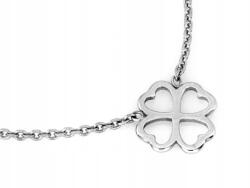 Lovrin Ezüst 925 nyaklánc négylevelű lóherével 1.86g, női celebritás nyaklánc ajándékba (60230494)