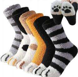  Grube, Női Zokni Macskatalppal, Meleg Zokni, Ajándék Lányoknak (Bomevarica4345)