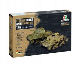 Italeri Makett készlet harckocsi 25768 Olasz harckocsik és önjáró lövegek (1: 56) (8001283257688)
