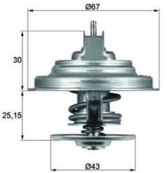 MAHLE Termostat chladenia MAHLE TX 31 92D S (TX 31 92D S)