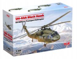 ICM UH-60A Black Hawk helikopter Amerikai katonai szállító helikopter 48361 ICM