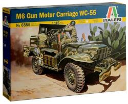 Italeri Műanyag makett katonai jármű M6 Gun Motor Carriage WC-55 (1: 35) (6555)