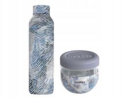 QUOKKA Kedvező árú Quokka Zen szett Ételhordó és Rozsdamentes acél termosz palack 630ml (KOM2997)