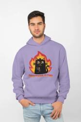  D&b Unisex Hoodie EB00004 Fine Levendula-Méret M