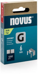 Novus tűzőkapocs G 10, 6 x 1, 2 /6 mm 1200 db (042-0795)