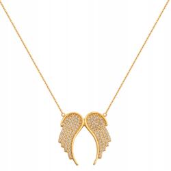 Lovrin Arany nyaklánc 585 Cirkónia Köves Szárnyakkal 3, 60g női elegáns minta 14k (LOVRIN 64311)