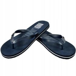 4F Férfi Japán Papucs Kényelmes Sötétkék Felirattal 40-es Méret (H4L18-KLM001_30S-40)