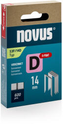 Novus tűzőkapocs D 11, 3 x 1, 2 /14 mm 600 db, vágott csúcs (042-0793)