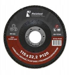 Molatool Korund lapos tárcsa 115 mm P120 (745110365235)