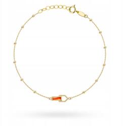 Lovrin Arany karkötő 585 1, 82 g gömbökkel és karneol kővel, állítható (58718904)