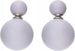 Lovrin Ezüst gömb fülbevaló 925 kerek szürke 11, 13g Egyedi design ajándékba (Lovrin 50135)