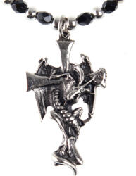 FALON Zgardă Dragon Cross - PSY395