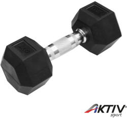 Trendy Hatszögletű gumírozott kézisúlyzó Trendy 2 kg (2081020) - aktivsport