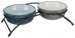 TRIXIE Kerámia tálak kutyaállványon víztál eledel 2 x1, 6 L (4047974245378)