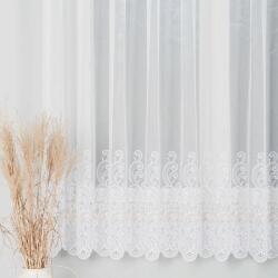 Markizeta Hímzett függöny 180cm magas, fehér (926122/000/001/000180/1)