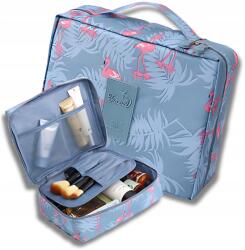 EdiBazzar Vízálló kozmetikai táska bőrönd utazó kozmetikai rendszerező (Kuferek kosmetyczka wodoodporna torebka)