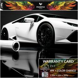  Színes Ppf Fólia Phoenix Protect - Autó Színváltó Fólia - Gyöngyház Fehér (Folia PPF Pearl White152cmx16m)