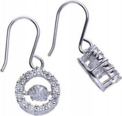 Lovrin 925-ös ezüst fülbevaló cirkónia kövekkel, kerek, 3, 11g, női, ezüst, látványos (Lovrin 48371)