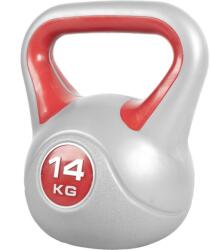 Gorilla Sports Kettlebell súlyzó vinil 14 kg piros (100345-00006-0019) - gorillasports