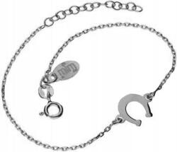 Lovrin Ezüst karkötő 925-ös, patkó medállal, 1, 55g, divatos celebkarkötő (Lovrin 53942)