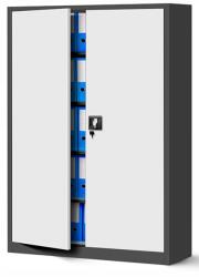 JAN NOWAK Irodai irattároló szekrény, orvosi Jan Nowak Jan II: antracit-fehér (1005)
