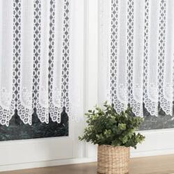  Jacquard Függöny Konyha 100cm fehér (67349)