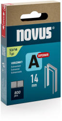 Novus tűzőkapocs A 11, 3 x 0, 7 /14 mm 800 db, szuper kemény (042-0781)
