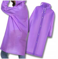 EdiBazzar Lila esőkabát poncsó, könnyű, erős, vízálló Eva anyagból (Płaszcz przeciwdeszczowy peleryna)