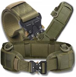 EdiBazzar Katonai taktikai harci öv 2 az 1-ben Dupla zöld Öv Molle katonai (8936567857790)