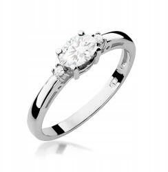 Fugart Arany Gyűrű 585 Eljegyzési Gyémánt Gyűrű 0.43ct Ingyenes Gravírozás r24 (F006-B585-LD0.43)