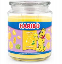 HARIBO nagy citrom illatgyertya üvegben, Lemon Fruits, 510 g, 2 kanócos (4260676687646)