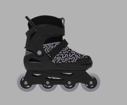 Crivit Görkorcsolya Crivit méret 37-41 Ifjúsági Softboot Állítható méret (467149)