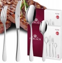 Gerlach Flow 48 Darabos Étkészlet 12 Személyre, Étkészlet Dobozban, Teljes Készlet, Fényes (3448 / FLOW)