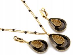 Lovrin Lenyűgöző, 585-ös arany (14 karátos) nyaklánc és fülbevaló szett, 16.11g, ajándéknak is kiváló (lovrin)
