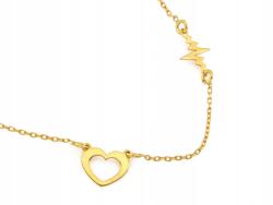 Lovrin Női nyaklánc 925-ös ezüst szív medállal, tökéletes ajándék, márkás (63521499)