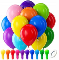  Lufik Színes Lufi Füzér Születésnap MIX Színes Dekoráció 100 db