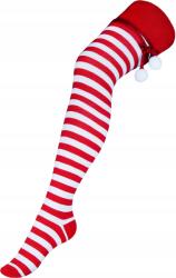 Milena Csíkos pamut térdzokni Pompon Milena