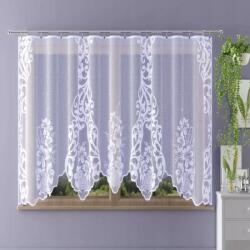 Wisan Elegáns jacquard függöny fehér Hirea mintás A135 450x170 cm (AWA135H45)