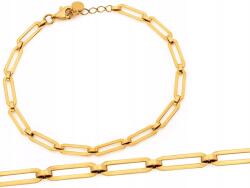 Lovrin Női 375-ös (9 karátos) sárga arany karkötő, láncos, 2.28g súlyú, r19-es méret (60863342)